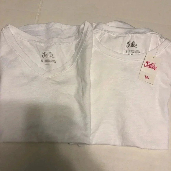 Justic Girl long sleeve shirts size 12 - Picture 2 of 2